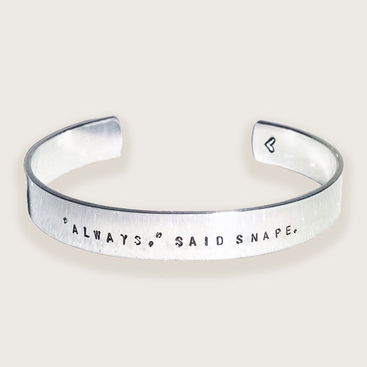 bracelet bijou harry potter severus snape always 1